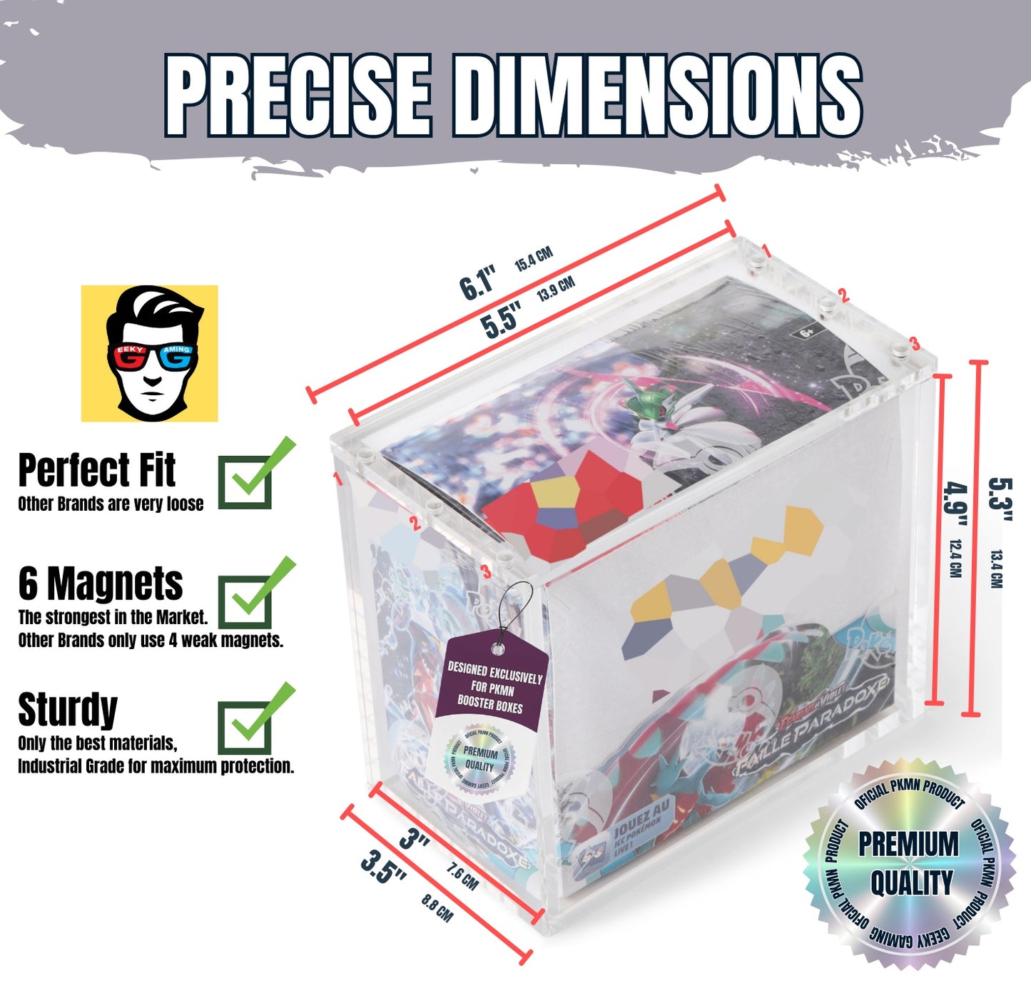 Magnetic Booster Box Acrylic Case