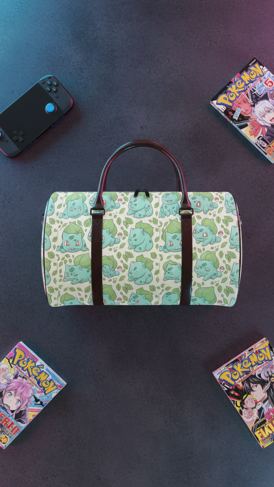 Cute Bulbasaur-Inspired Duffel