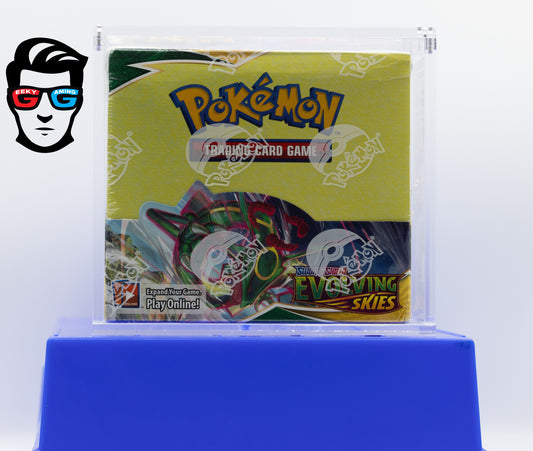 Evolving Skies Booster Box Sword & Shield with High Quality Magnetic Acrylic Case