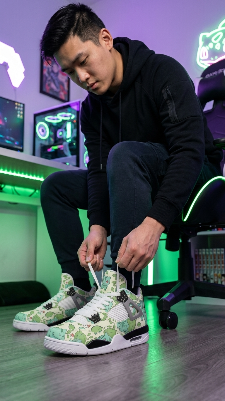 Forest Sprout Air Cushion Sneakers