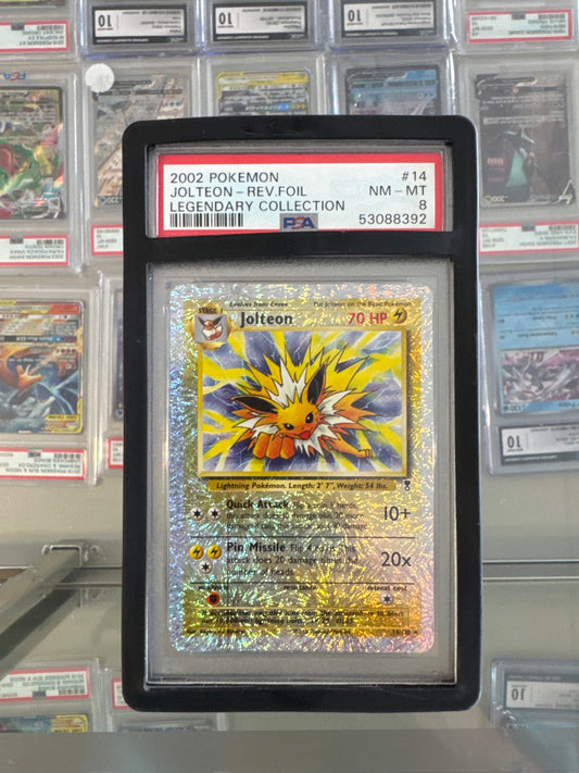 Jolteon Reverse Holo – Legendary Collection #14 – PSA 8 (2002)