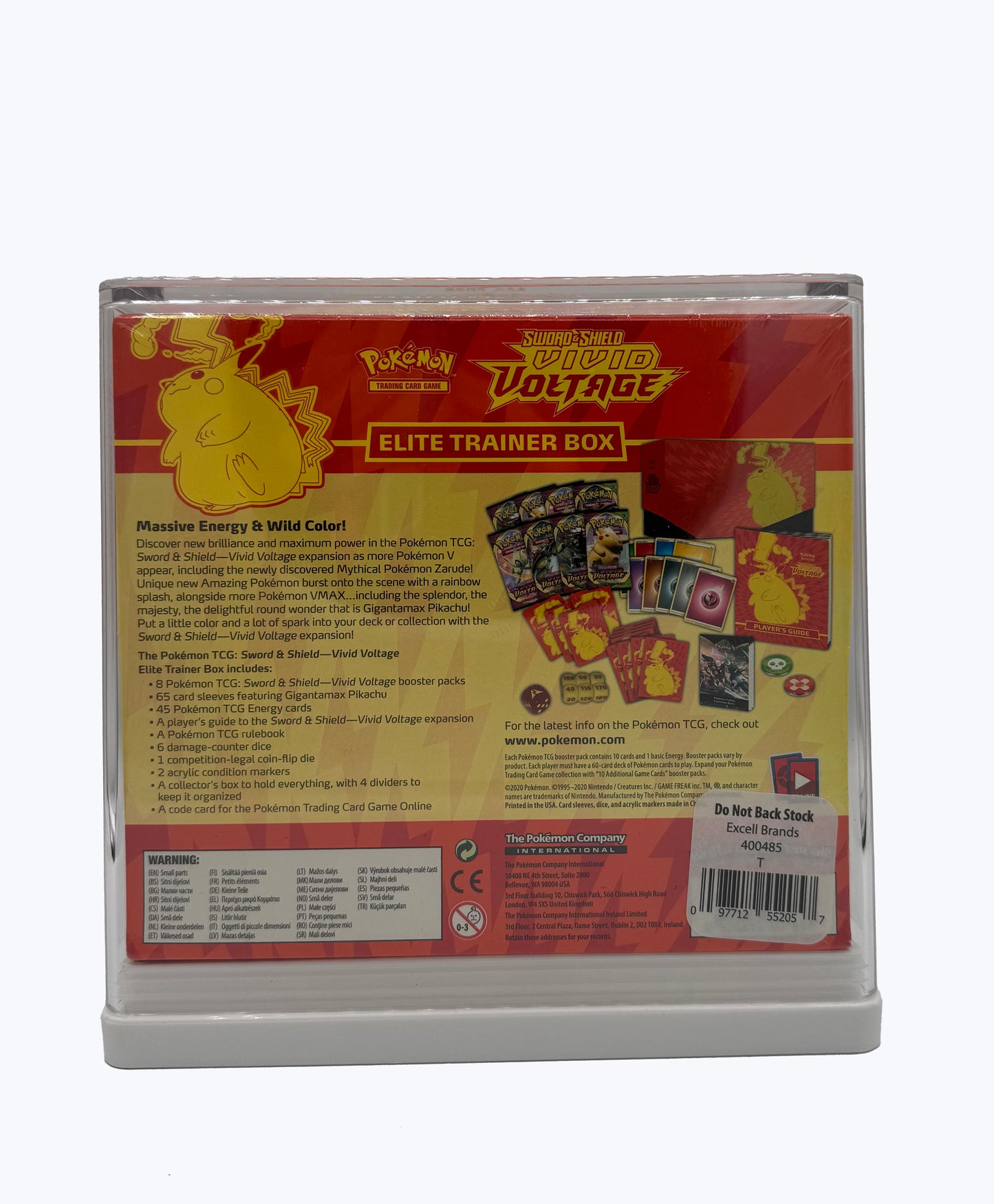 Pokémon TCG: Sword and Shield – Vivid Voltage Elite Trainer Box (ETB) – Factory Sealed