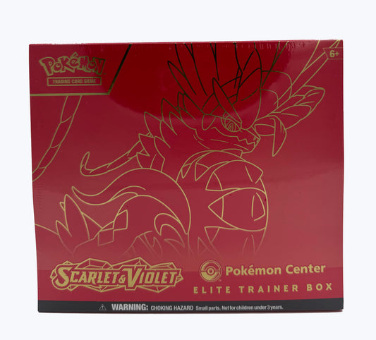 Pokémon TCG: Scarlet and Violet – Pokémon Center Koraidon Elite Trainer Box (ETB) – Factory Sealed Exclusive!