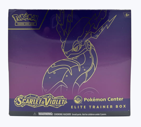 Pokémon TCG: Scarlet and Violet – Pokémon Center Miraidon Elite Trainer Box (ETB) – Factory Sealed Exclusive!