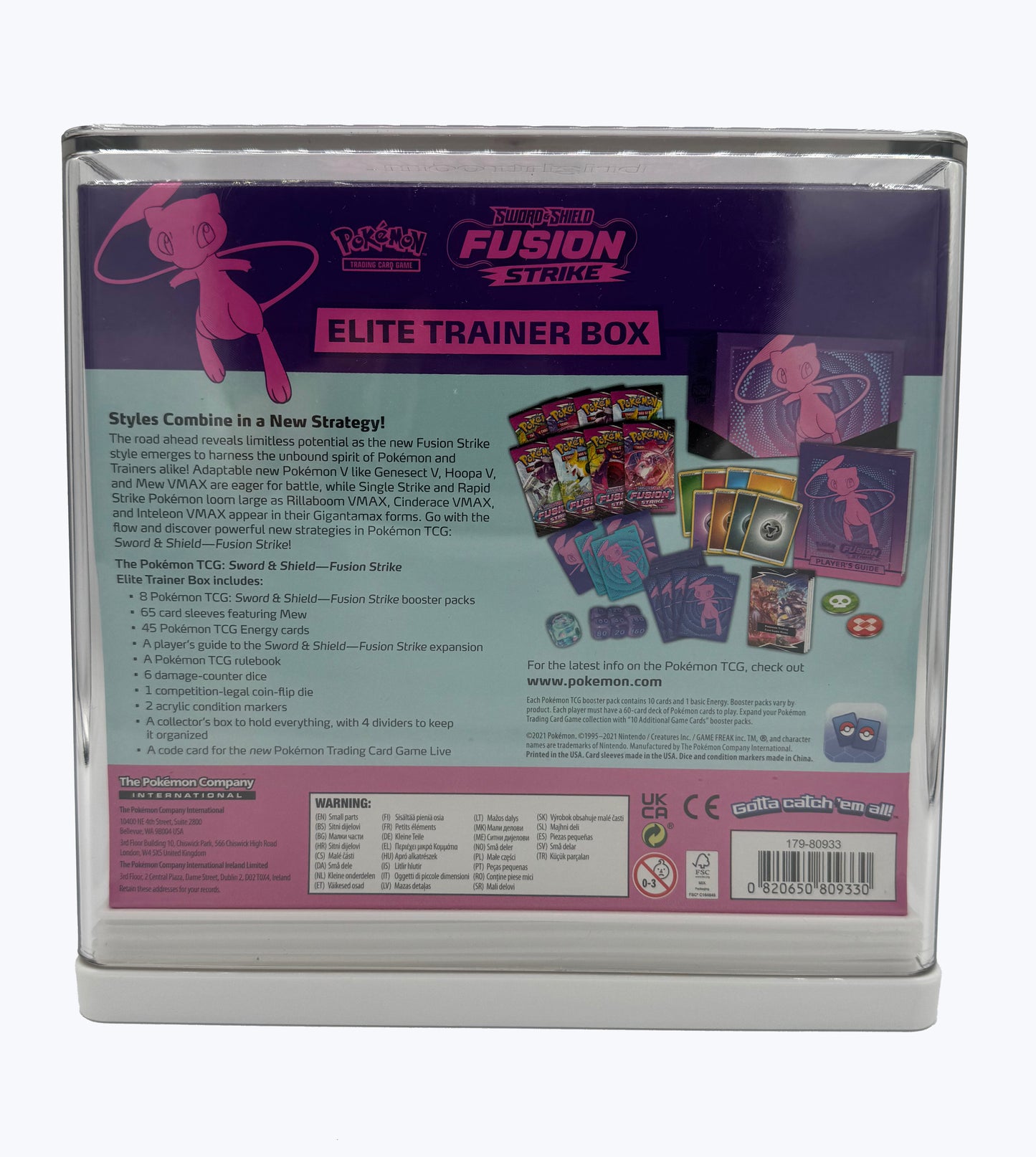 Pokémon TCG: Sword and Shield – Fusion Strike Elite Trainer Box (ETB) – Factory Sealed!
