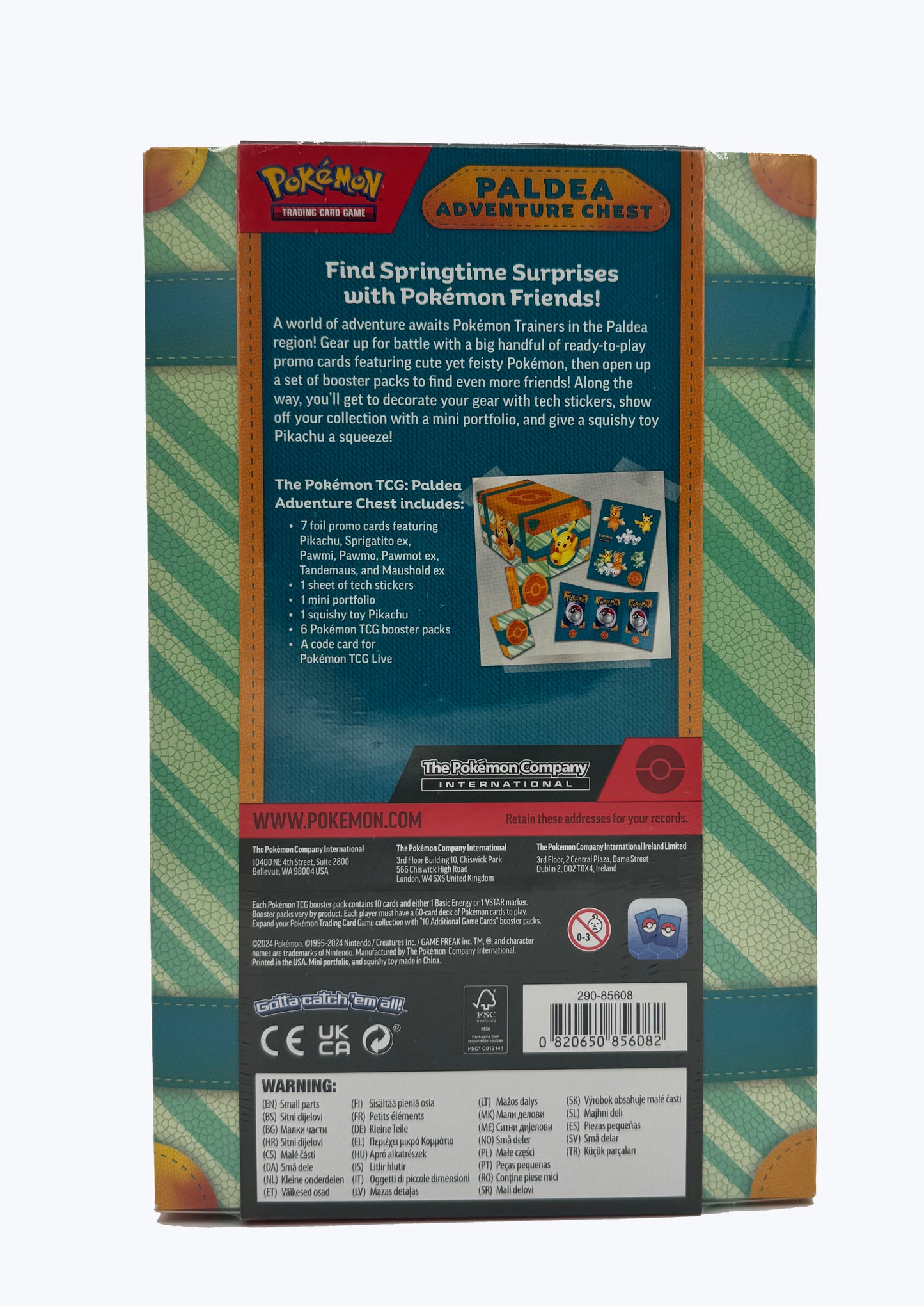 Pokémon TCG: Paldea Adventure Chest – Factory Sealed Collector’s Treasure!