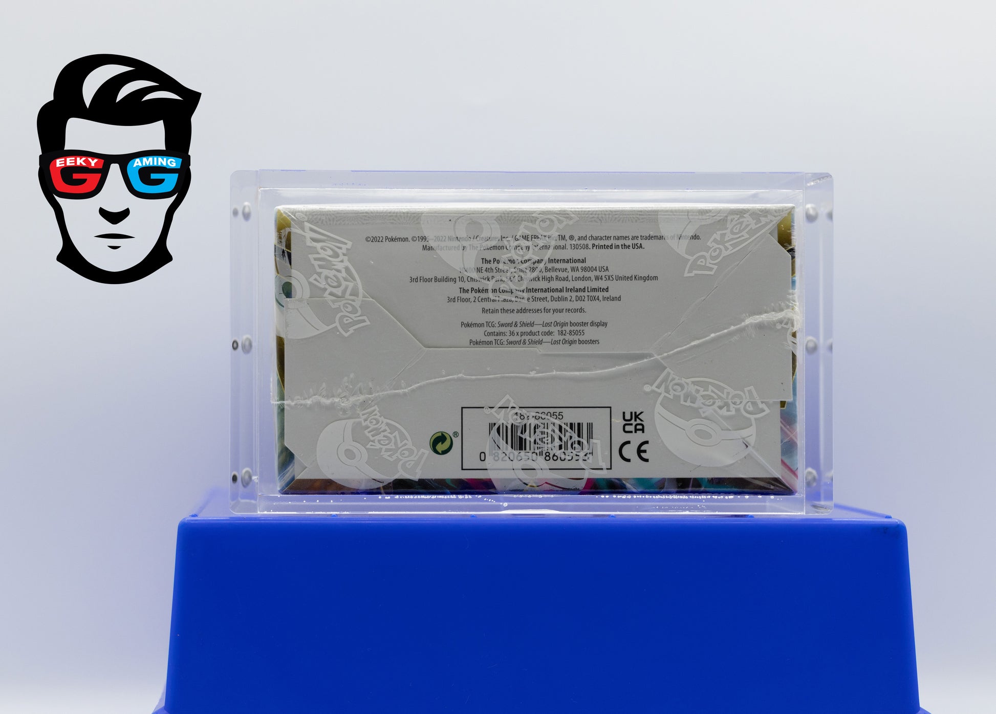 Lost Origin Booster Box Sword and Shield Factory Sealed with High Quality Magnetic Acrylic Case