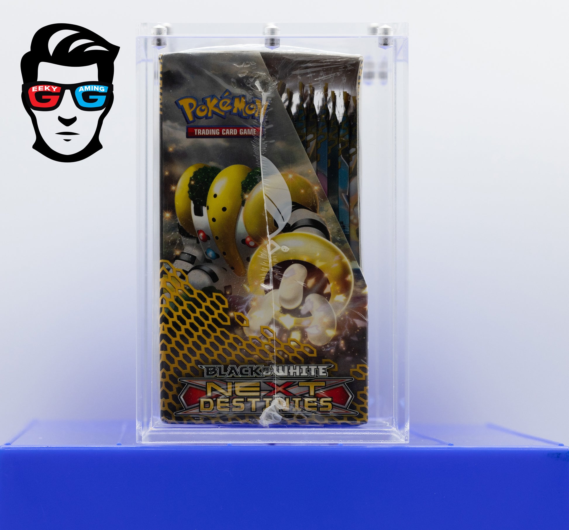 Next Destinies Black & White Booster Box Sealed with Magnetic Acrylic Case