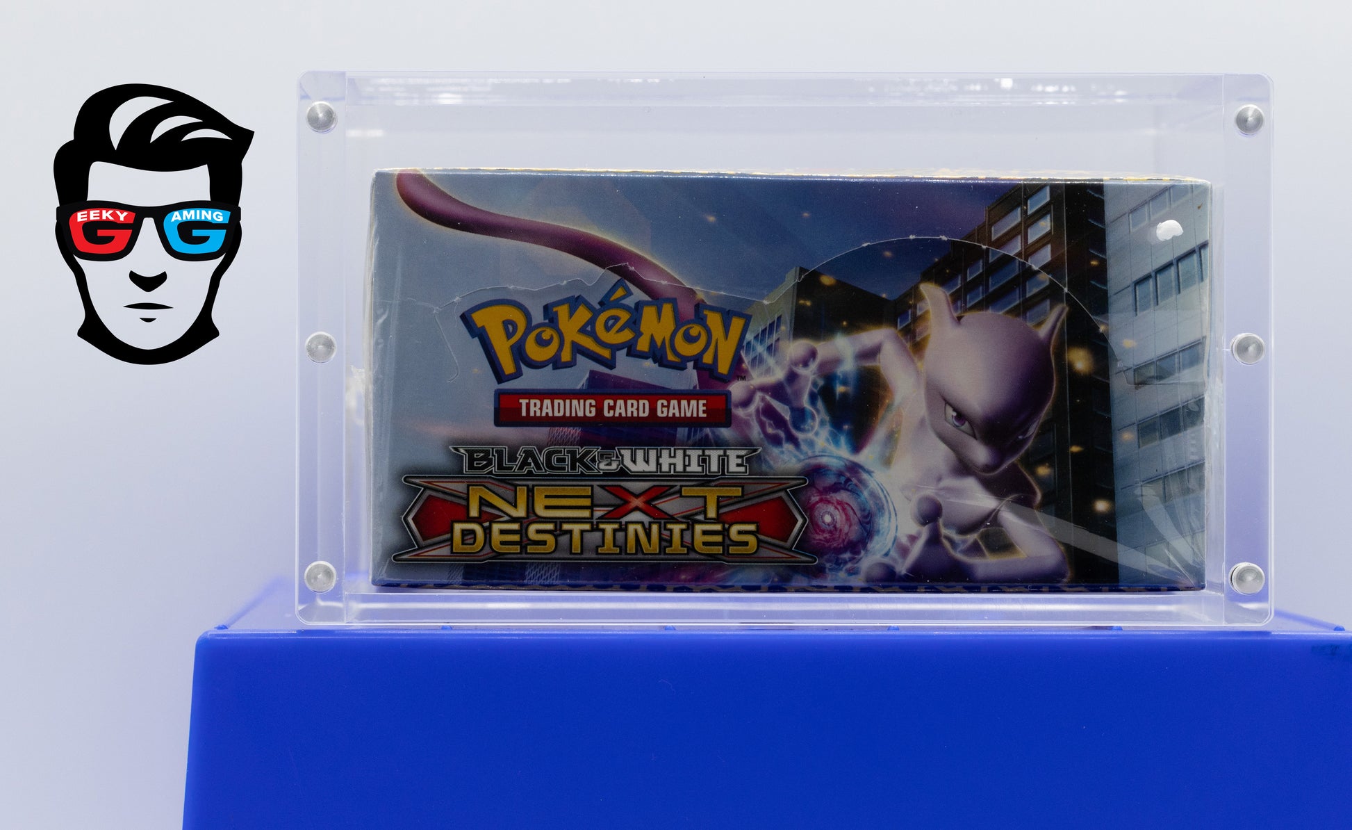 Next Destinies Black & White Booster Box Sealed with Magnetic Acrylic Case
