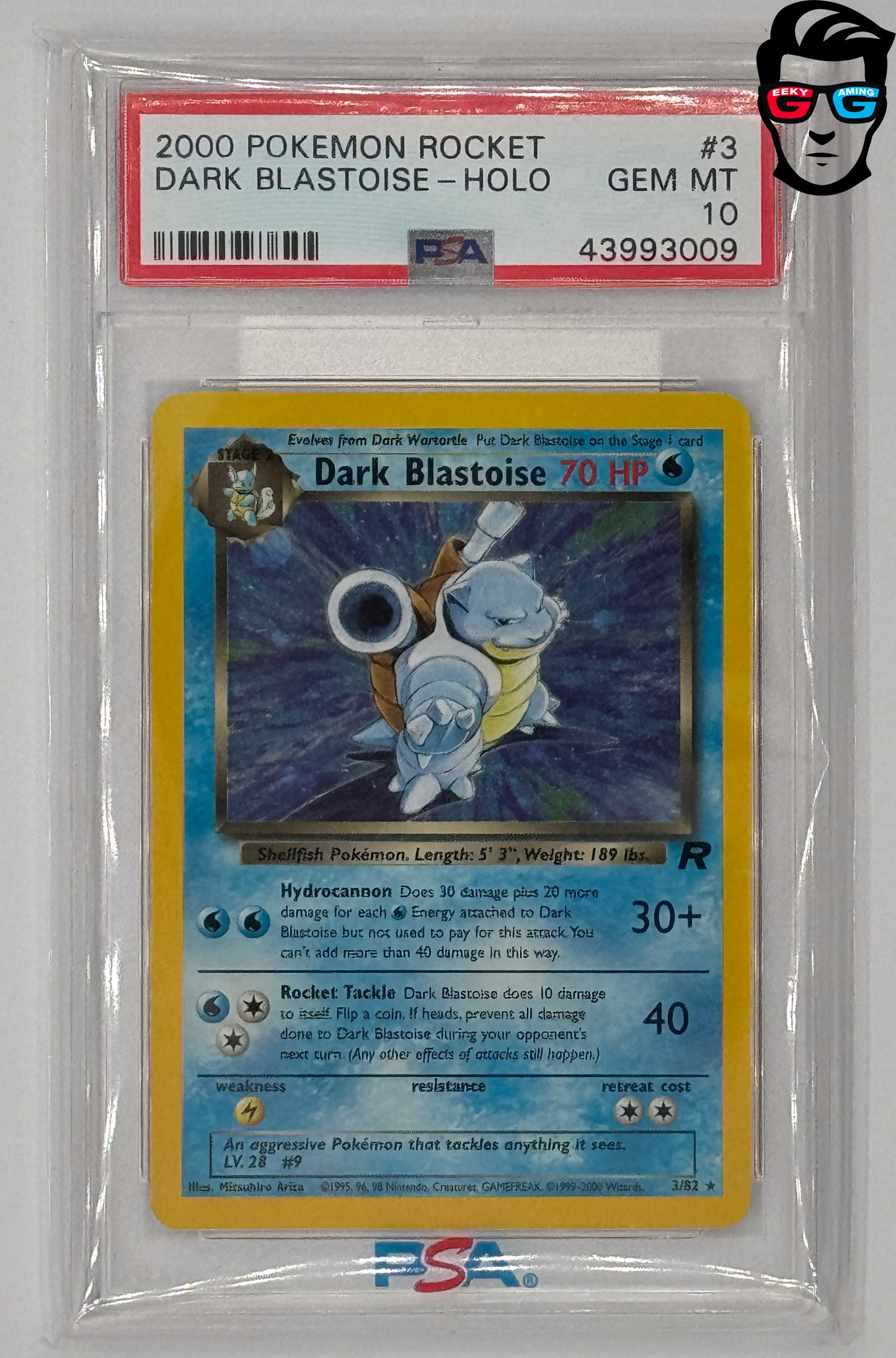 PSA 10 Dark Blastoise #3 Team Rocket