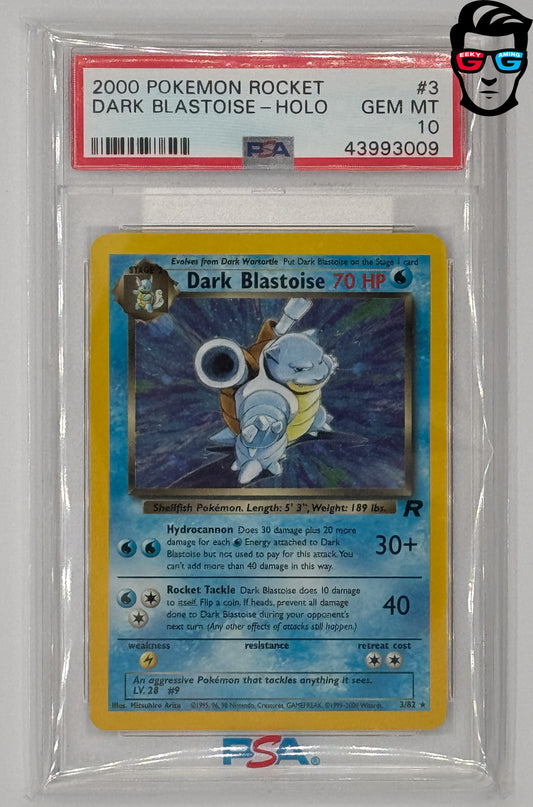 PSA 10 Dark Blastoise #3 Team Rocket