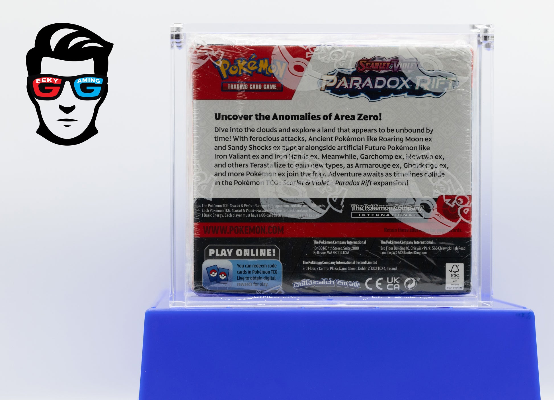 Paradox Rift Booster Box Factory Sealed New with High Quality Magnetic Acrylic Case