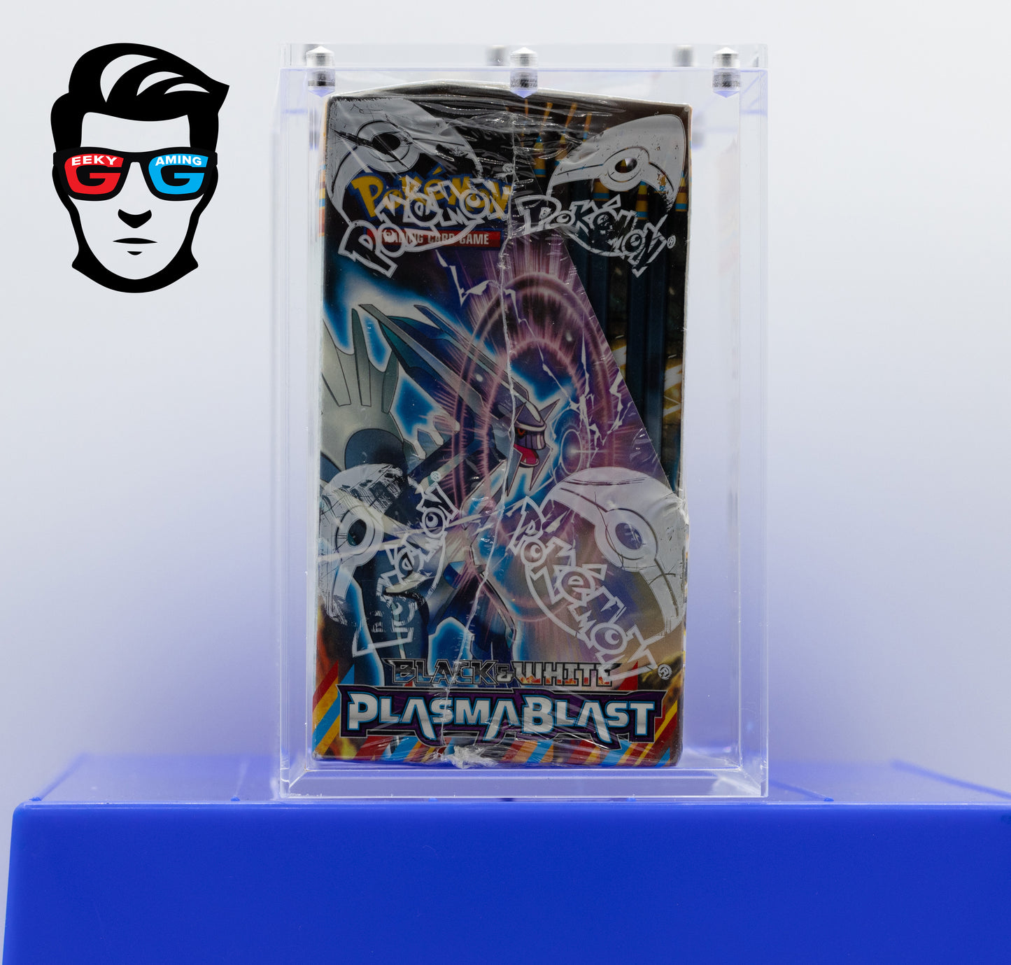 Plasma Blast Booster Box Black & White Factory Sealed with Acrylic Box