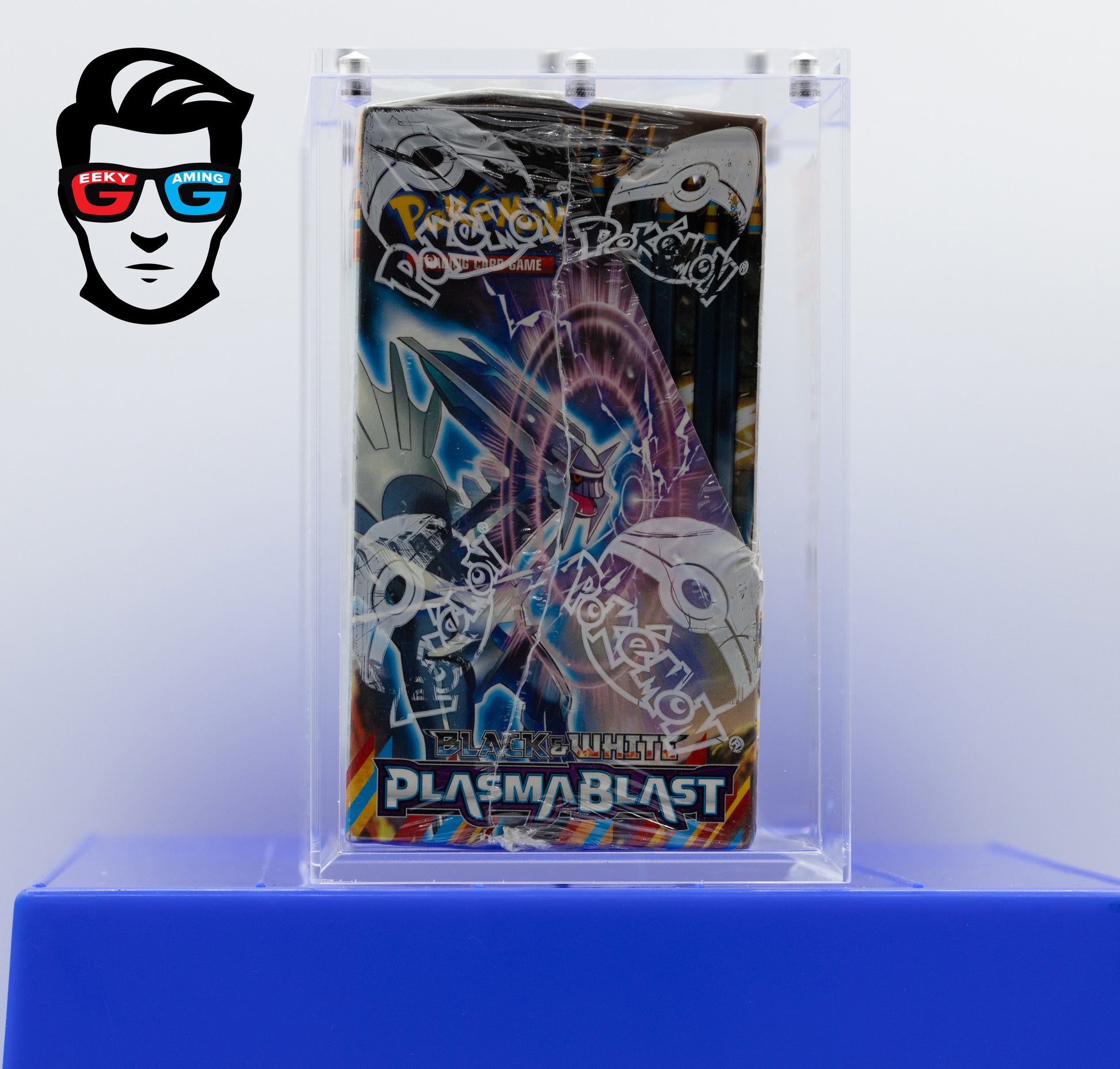 Plasma Blast Booster Box Black & White Factory Sealed with Acrylic Box