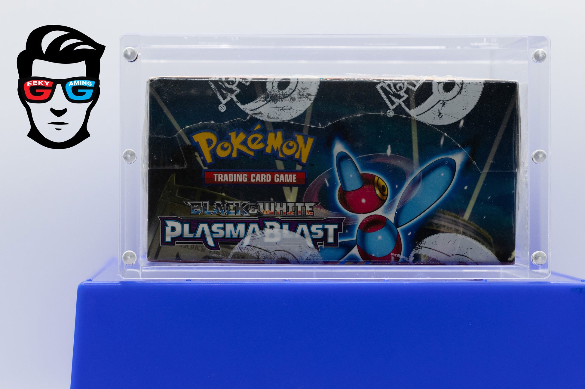 Plasma Blast Booster Box Black & White Factory Sealed with Acrylic Box