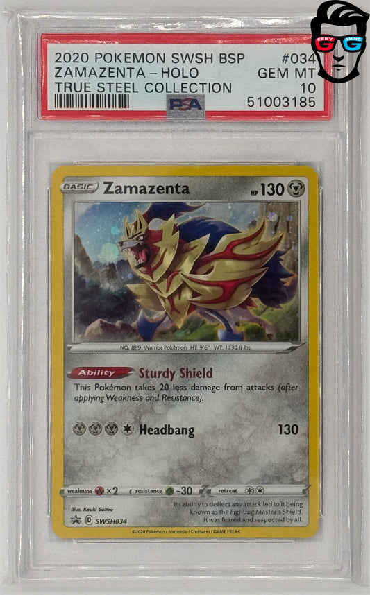 PSA 10 Zamazenta Holo Black Star Promo