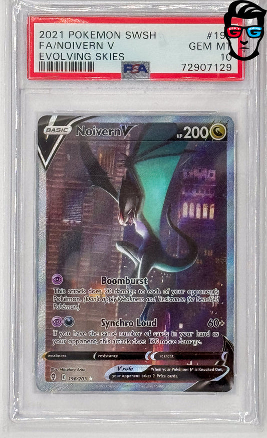 PSA 10 Noivern V #196/203 – Evolving Skies Alternate Art
