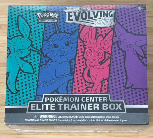 Evolving Skies Pokémon Center Elite Trainer Box - Sealed New
