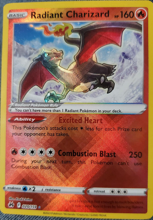 Radiant Charizard #20 – PSA 10 (Crown Zenith)