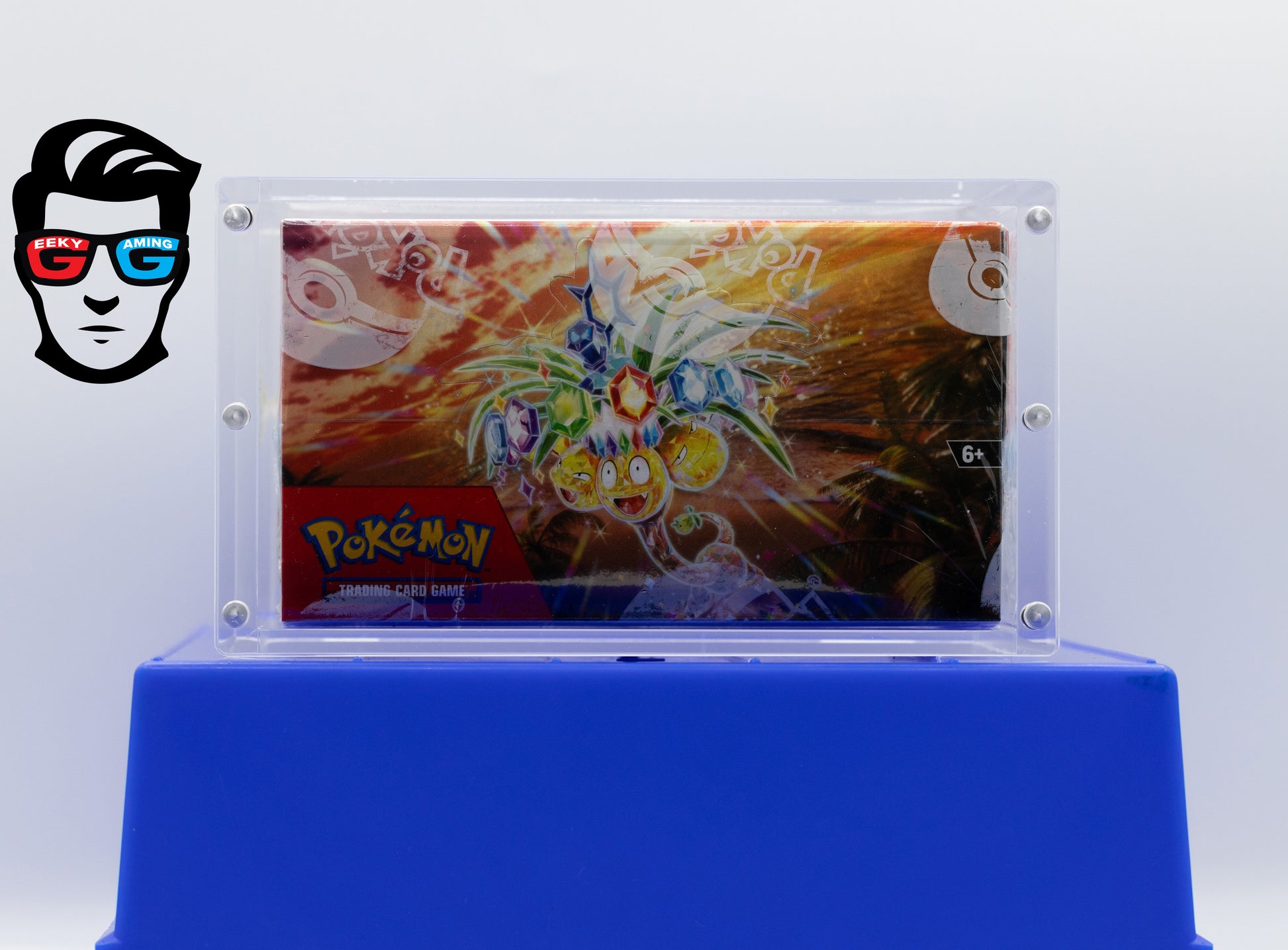 Surging Sparks Booster Box Scarlet & Violet with High Quality Magnetic Acrylic Case