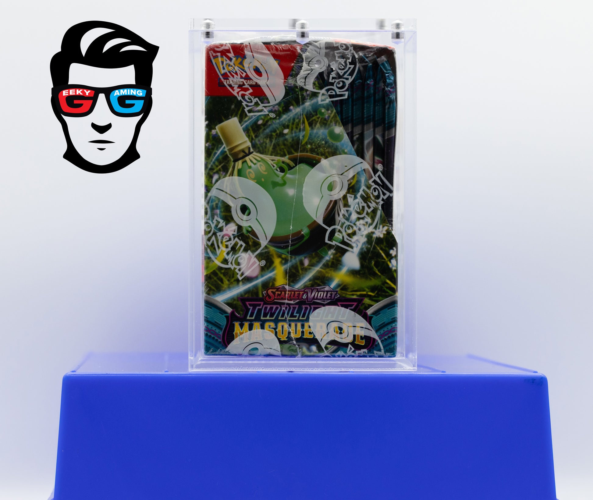 Twilight Masquerade Booster Box Scarlet and Violet with High Quality Magnetic Acrylic Case