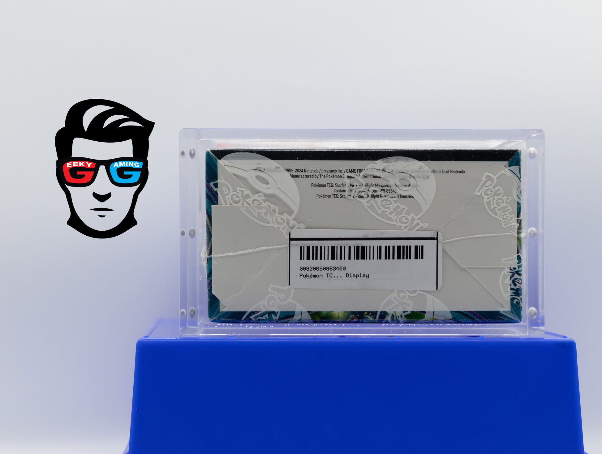 Twilight Masquerade Booster Box Scarlet and Violet with High Quality Magnetic Acrylic Case