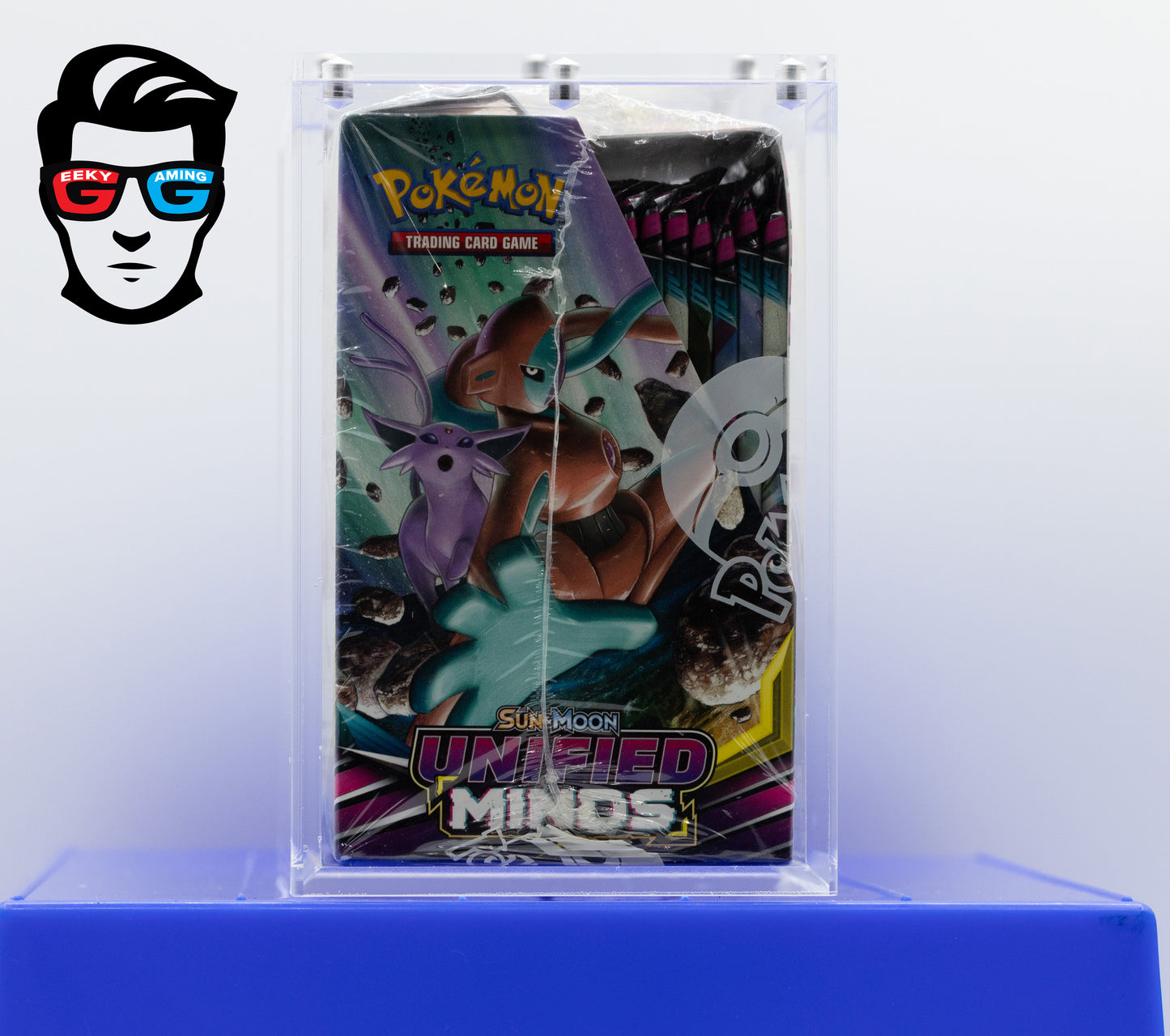 Unified Minds Sun & Moon Booster Box Factory Sealed with Acrylic Case