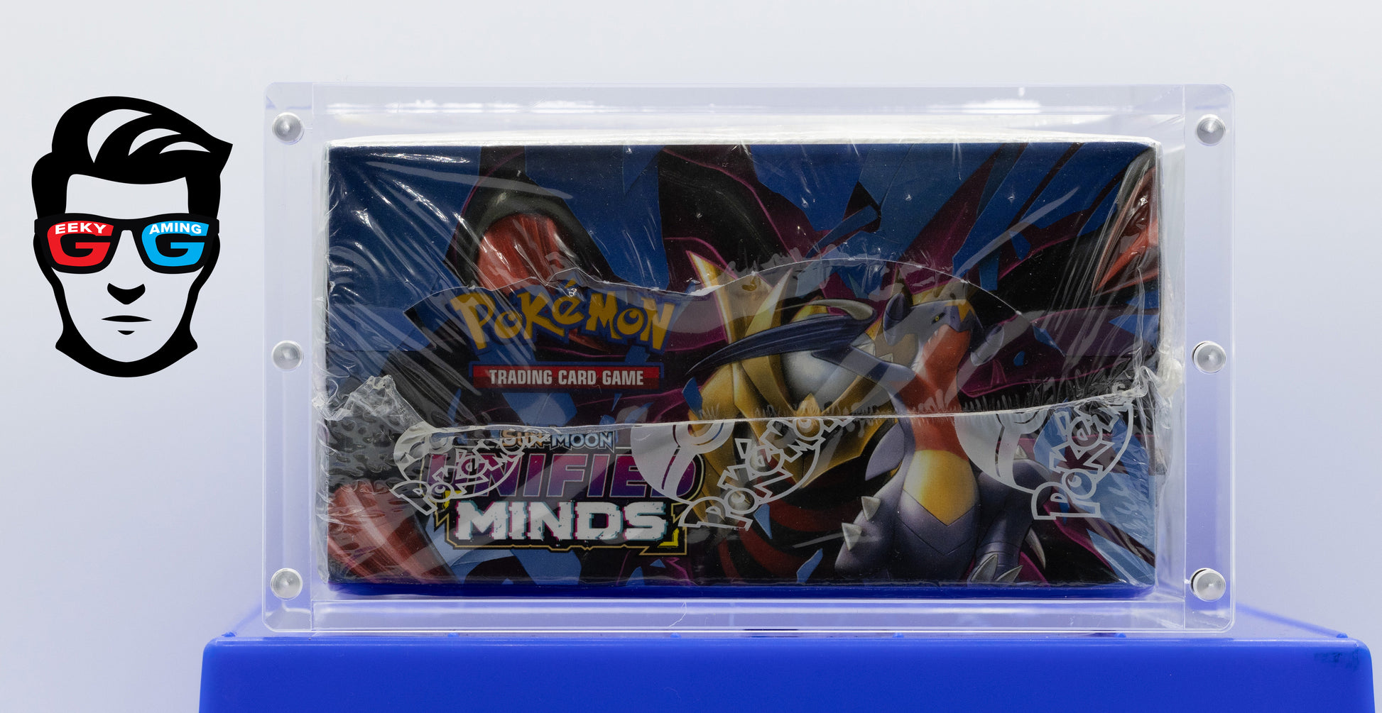 Unified Minds Sun & Moon Booster Box Factory Sealed with Acrylic Case