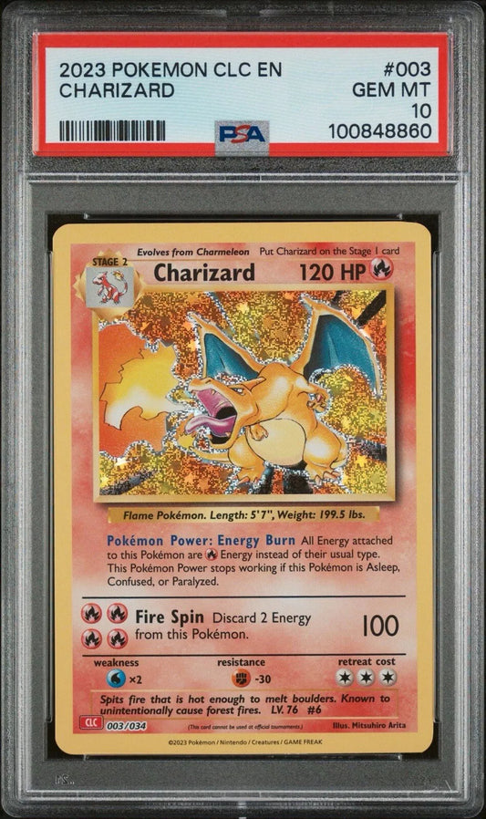 PSA 10 Charizard #003/034 Classic Collection