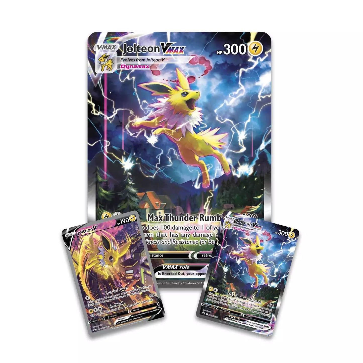 Pokémon TCG: Eevee Evolutions – Jolteon VMAX Premium Collection – Factory Sealed!