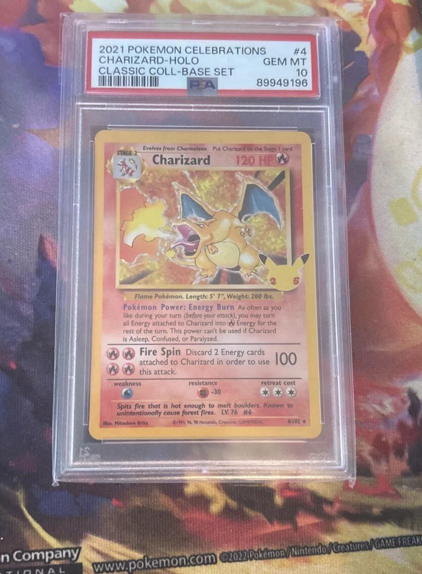 PSA 10 Celebrations Charizard Holo #4