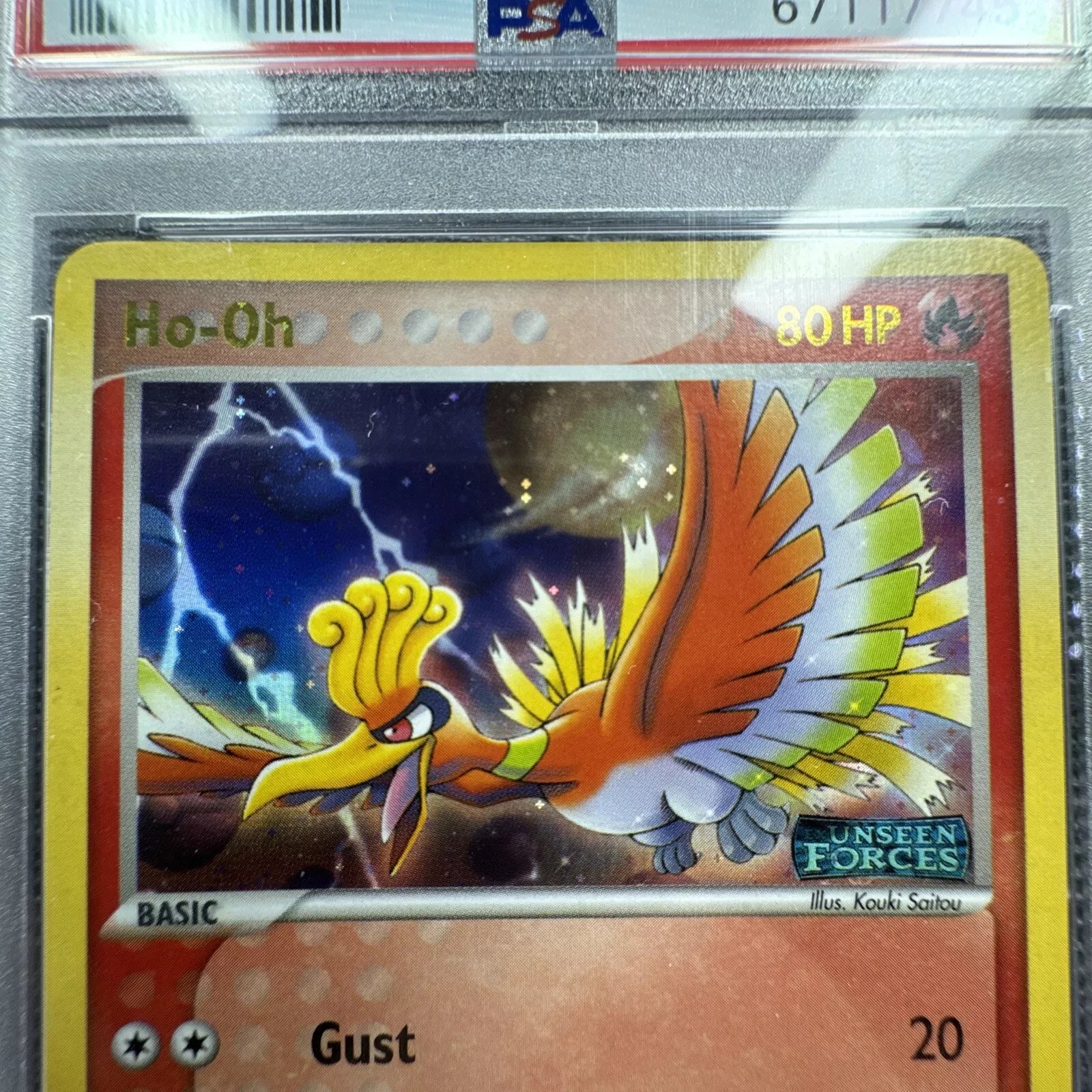 PSA 10 Ho-Oh #27/115 Unseen Forces Reverse Holo