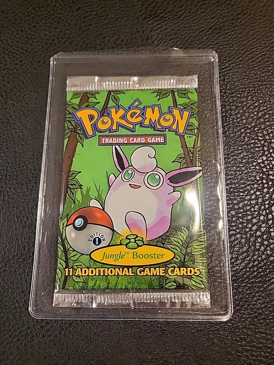 Jungle Booster Pack Wigglytuff Art Pokemon Base Set Sealed 1ST EDITION