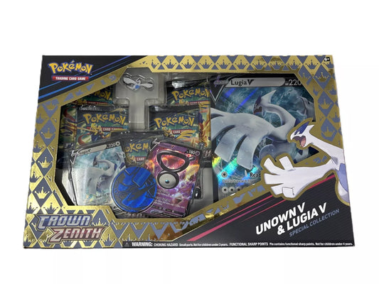 Unown V & Lugia V Crown Zenith Box