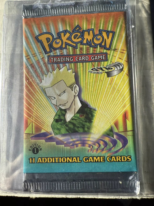 Gym Heroes Booster Pack 1st Edition Wizards of the Coast