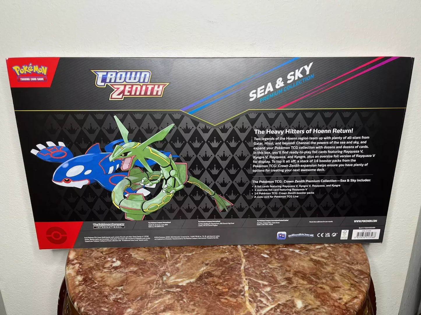 Pokemon TCG: Crown Zenith Sea and Sky Premium Collection Box