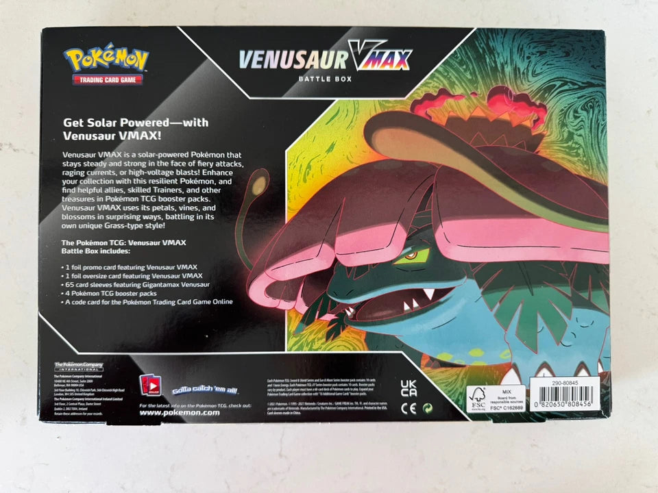 Venusaur VMAX Battle Box – Factory Sealed / Brand New!