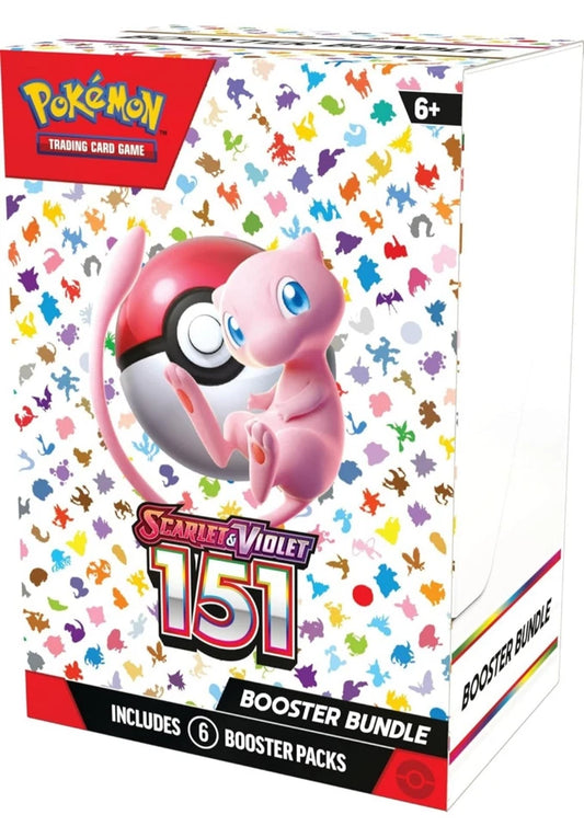 Pokémon TCG: Scarlet and Violet – 151 Booster Bundle (6 Booster Packs) – Factory Sealed!