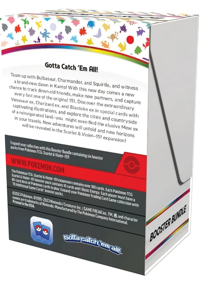 Pokémon TCG: Scarlet and Violet – 151 Booster Bundle (6 Booster Packs) – Factory Sealed!